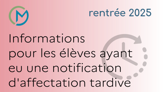 Inscriptions des affectations tardives